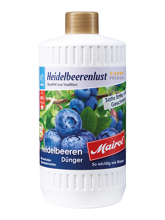 Mairol Heidelbeerendünger Heidelbeerenlust Liquid 1000ml - 1 Liter