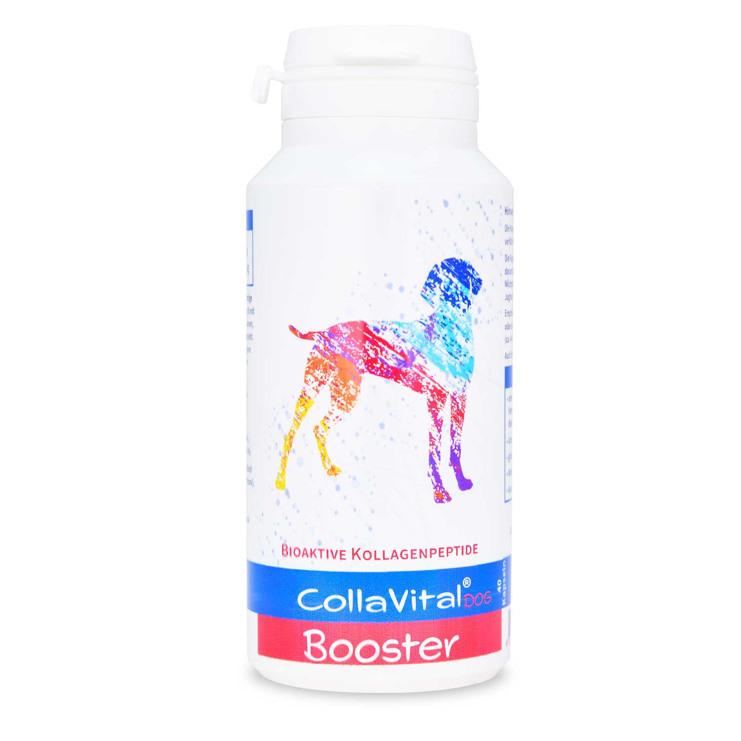 Collavital® Dog BOOSTER Collagen - 40 Kapseln – Bioaktives Kollagen Hydrolysat Typ 2 für Hunde