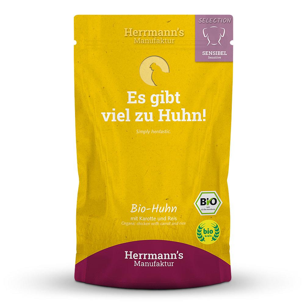 Herrmanns Herrmann's Selection Sensible Bio Huhn mit Karotte und Reis 30 x 150 g